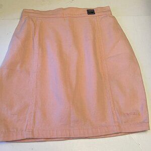 Versace Jeans Couture Pink Denim Mini Skirt